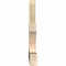 Ekena Millwork Redmond Rough Sawn Timber Gable Bracket, Douglas Fir, 84"W x 38"H x 4"D x 6"F, 11/12 Pitch GBW084X38X0406RED00RDF - alternate 3